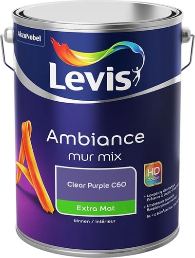 Levis - Ambiance Mur Extra Mat Mix - Clear Purple C60 - Mengverf - 5 L