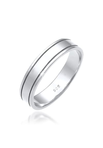 Elli PREMIUM - Ring - Elli PREMIUM Ring Dames Band Paar Bruilloft in 925 sterling zilver - Dames