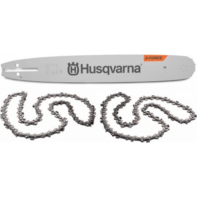Husqvarna Zaagblad & 2x Zaagketting X-Cut SP33G Set - 33CM .325'' 1,3mm 56 Schakels