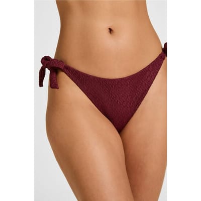 Hunkemöller Hoog Uitgesneden Bikinibroekje Aruba Paars