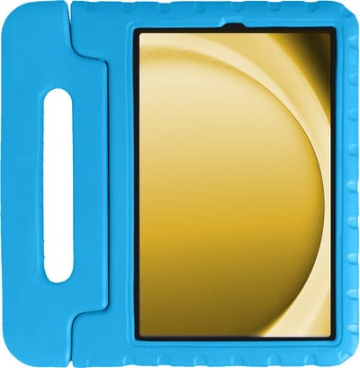 Hoes - Geschikt voor Samsung Galaxy Tab A9 - Kinderhoes Shockproof Bumper - Kidsproof Case - Tablet Hoesje - Kinder Hoesje Cover - Blauw