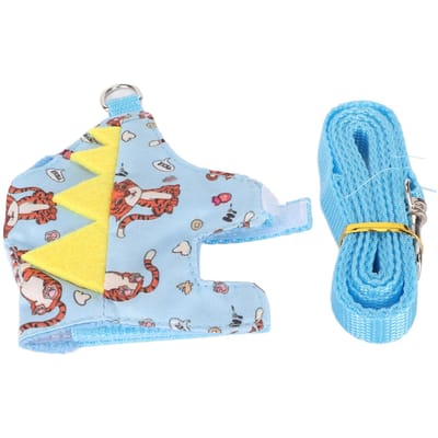 Harnais Laisse Furet Réglable Doux Confortable Mignon Harnais Gilet Cochon d'Inde avec Anneau en D pour Petit white