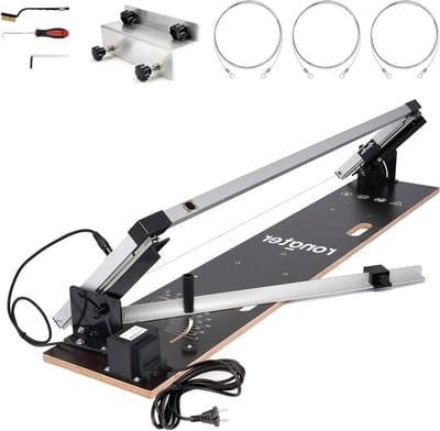 Piepschuimsnijder - Hitte draadsnijder - Isolatie snijden - Zeer nauwkeurig systeem - 200 W - Zwart