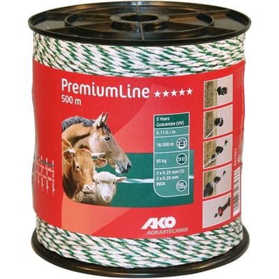 Snoer voor elektrische afrastering Ako Premium Line