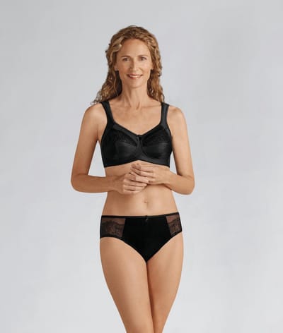 Amoena Prothese Bh Zonder Beugel Isadora SB Zwart - maat EU 100D / FR 115D