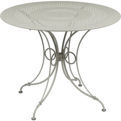 Fermob 1900 tafel - A5 leemgrijs - Ø 96