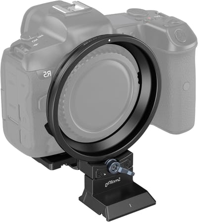 Rotatable Collar Mount Plate voor Canon R5, R5C, R6 en R6 Mark II - 90° Draaibare Beugel voor Horizontale en Verticale Opnames, Arca Type en Manfrotto RC2 Compatibel