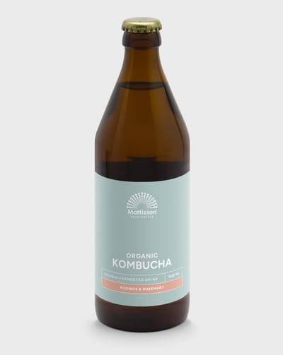 Mattisson - Biologische Kombucha - Rooibos & Rozemarijn - 500 ml