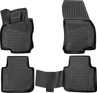 Walser Rubberen Voetmatten XTR geschikt voor VW Tiguan Allspace (BW2 - BJ2) 03/2017-2024