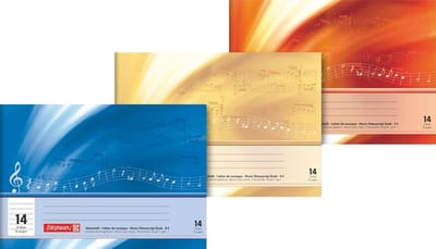 Notitieboek A5 met 8 vellen en extra pagina's - Liniatuur 14 - Gesorteerd op kleur