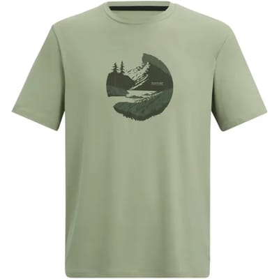 Heren Fingal Stretch T-shirt met korte mouwen en grafische print