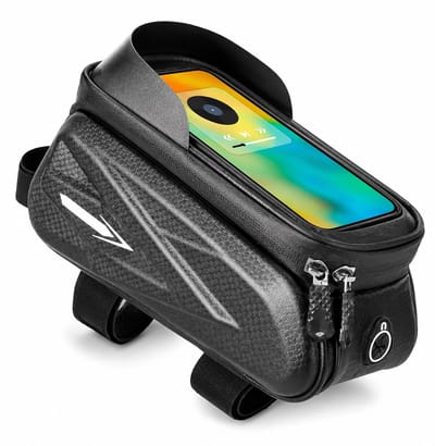 Daity 1 Stuk - Waterdichte fietstelefoontas – met zonneklep en gevoelig TPU-touchscreen, universeel geschikt voor smartphones van 4,7 tot 7,2 inch.
