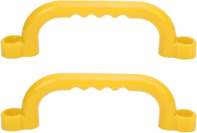Klimgrepen Kinderen - Speeltoestel Handgrepen - Buiten Spelen - Veilige Grip - 32 x 12 x 5 cm - Geel
