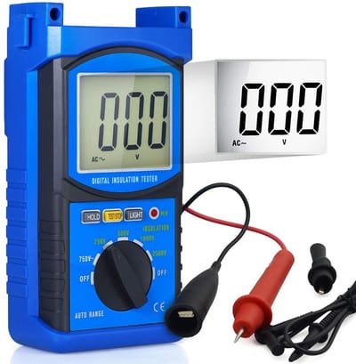 Digitale Isolatieweerstandstester 2500V Megohmmeter tot 20G Ohm