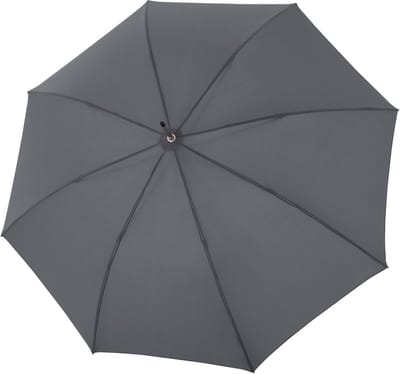 doppler Paraplu Vienna Long Automatic Umbrella Grey Donkergrijs