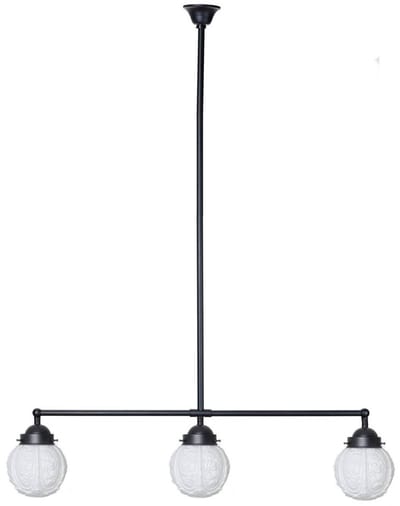 Moonlight T-lamp 3 lichts Guimard Flower - Art Deco Trade