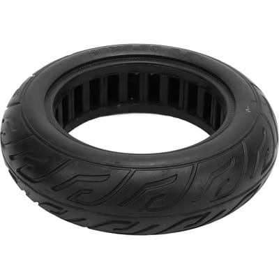 Elektrische Scooter Band 10X2.7?6.5 Massief Rubber Explosieveilig Schokbestendig Offroad Scooter black