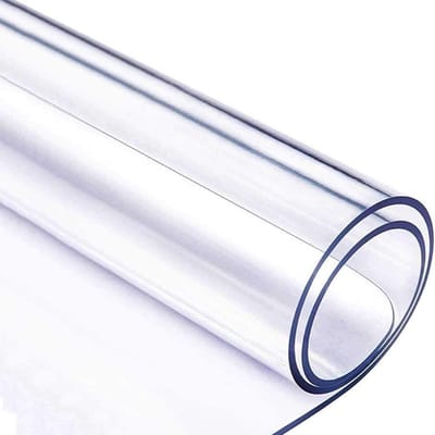 Beschermend tafelzeil, transparant, hoogwaardige kwaliteit, 2,0 mm, zachte en kristalheldere folie, made in Germany, wasbaar, waterdicht, rechthoekig, 160 x 90 cm