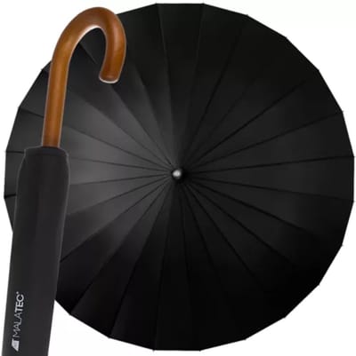 Luxe Stormparaplu - Klassieke Paraplu - Doorsnee 124cm - Paraplu Zwart