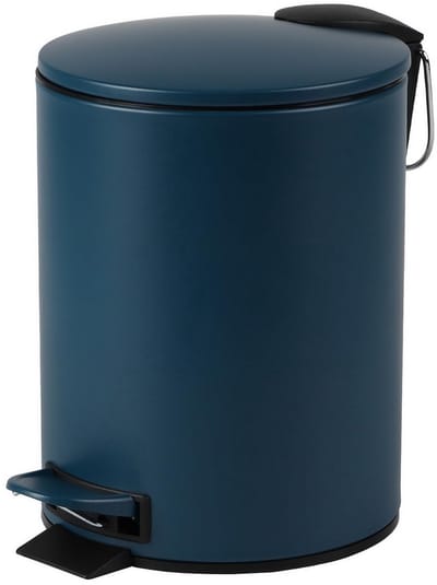 Pedaalemmer - Cosmetica emmer - Hygiënisch afval - Softclose mechanisme - 3 liter - Blauw