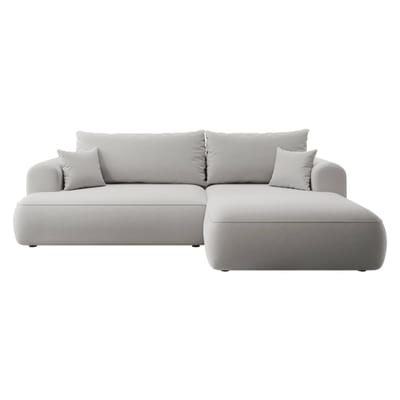 Hoekbank Philipa rechts velvet met slaapfunctie | Selsey Design