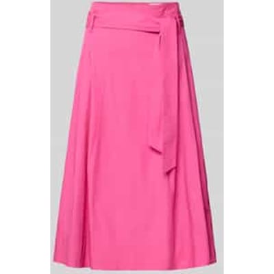 regular fit midirok in plissélook
