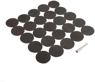 Metaalschijven Set - Snijwielen Roterend - Metaal Bewerken - Glasvezel Versterkt - 32mm Diameter - Zwart