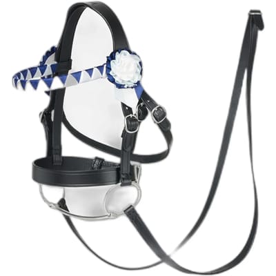 Lemieux Hoofdstel Lemieux Stokpaardje Hobby Horse Show Zwart