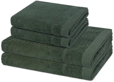 Ross Sonstiges 2 X handdoek 2 X douchehanddoek - in set 4 pack Rubin