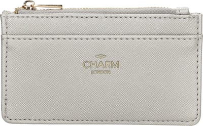 Charm London Birmingham Portemonnee Unisex - Wallet voor Dames en Heren - Portefeuille van Imitatieleder - Zilver