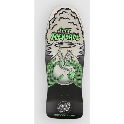 Santa Cruz Kendall End Of The World Reissue 10.0" Skateboard Deck groen