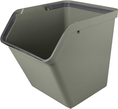 Sunware Sigma home prullenbak 60L - Stapelbaar - Donkergroen