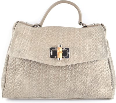 Giuliano handtas Babette - Taupe - Dames - Made in Italy