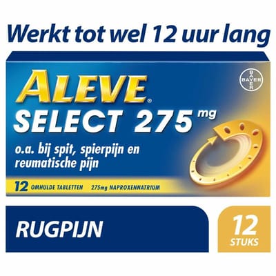 Aleve Select 275 - 2 x 12 tabletten - Voordeelverpakking