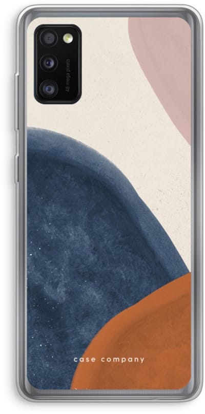 Case Company® - Hoesje geschikt voor Samsung Galaxy A41 hoesje - Geo #1 - Soft Cover Telefoonhoesje - Bescherming aan alle Kanten en Schermrand