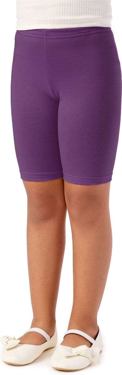 Merry Style MS-MS10-227-LE Meisjes Leggings - Sport - Vrijetijdsbroek - Kort - Katoen - Sporbroek - Yogabroek - Paars - 110