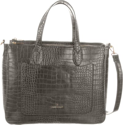 Bodenschatz Handtas Laptoptas met laptopvak Business Bag Grey Grijs