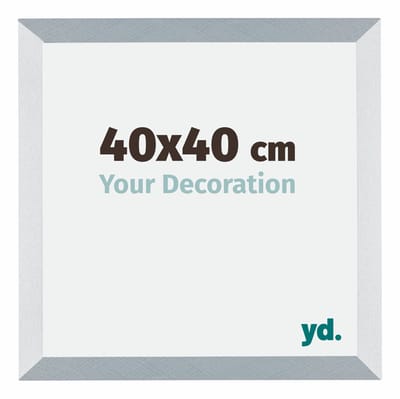 Your Decoration - Fotolijst 40x40 cm - MDF - Aluminium Geborsteld - Mura