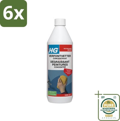 HG Verfontvetter Concentraat 1 liter - Voordeelverpakking - 6 stuks - Schilderwerk - Ondergrond reinigen