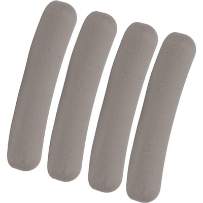 4pcs Coussinets d'aisselle pour béquilles Empêchent le glissement Coussin d'aisselle pour béquilles de remplacement en TPR souple Gris grise