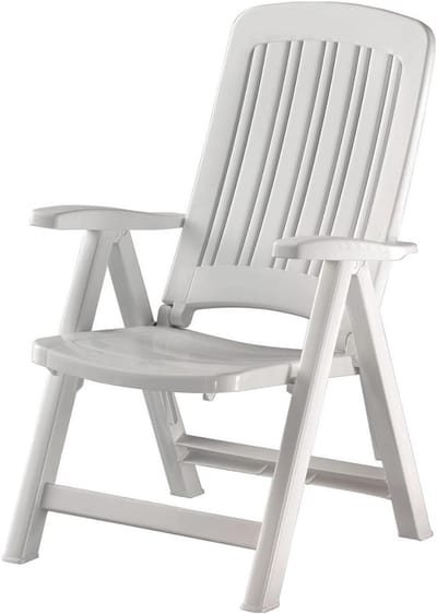 Opvouwbare Tuinstoel - Comfortabele Ligstoel voor Buiten, Camping en Tuin - 5 Posities met Ergonomische Armleuningen