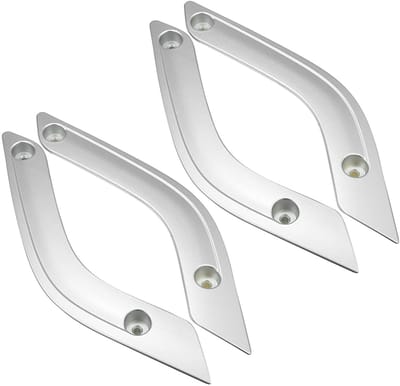 Dailygoody - Zilveren Auto Interieur Deurklink Cover Trim - Duurzaam en antiroest - Zilver - Vervangingsset 4 stuks - Geschikt voor Jeep Wrangler JK 2