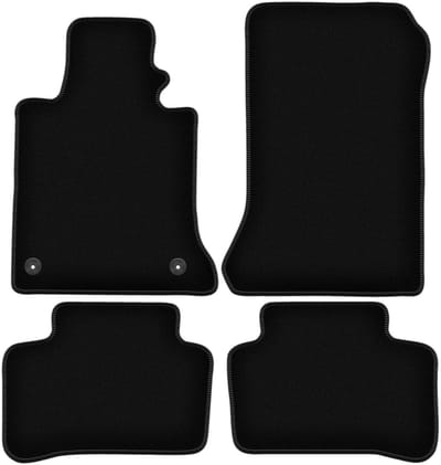 BASIC zwarte veloursmatten voor: Mercedes GLK X204 SUV (2008-2015)