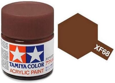 Tamiya Hobbyverf Acrylverf - XF-68 NATO Brown - Matt - Acryl - 23ml Verf potje - 23 ml