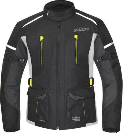Büse Rider Zwart Grijs Neon Waterdicht Textiel Jas - Jas