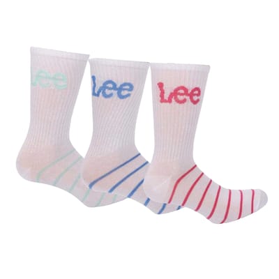 Lee Dames/dames sportsokken (pak van 3) (Wit)