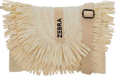 Zebra Trends Coco Crossbodytas - Schoudertas - Riet - Dames - Licht natuur
