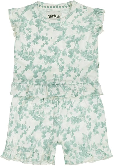 Dirkje Meisjes Kledingset - Off-white