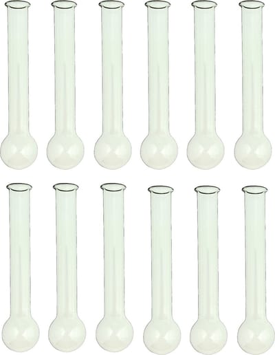 Hangvaasjes - Decoratieve  Reageerbuisjes - Glas  Ø 2.0/3.0 H.20 cm - 12 Stuks