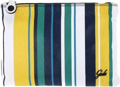 Gabs Leren Schoudertas Beyonce TG ST. Multirighe + Ruga Bicolor Black Pochette Toni Freddi + Bianco Ottico + Peperita Wit